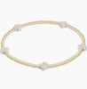 egirl Signature Cross Gold Filled Pattern 2mm Bead Bracelet