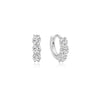 Trio Sparkle Huggie Hoop Earrings