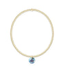 Classic Gold 2mm Bracelet - Reflection Small Charm