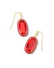 Dani Enamel Frame Drop Earring