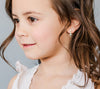 Sterling Silver Pearl Cross Baptism/First Communion Earrings