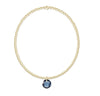 Classic Gold 2mm Bracelet - Reflection Small Charm