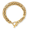 Nila Double Chain Toggle Bracelet