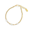 Little Girls 14K Gold-Plated Pearl Baby Bracelet for Kids