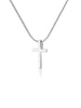 Simple Sterling Silver Cross Necklace