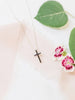 Simple Sterling Silver Cross Necklace