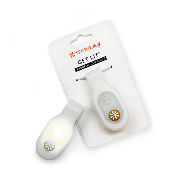 Get Lit Magnetic Clip Light - White