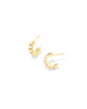 Krista Huggie Earring in White Pearl