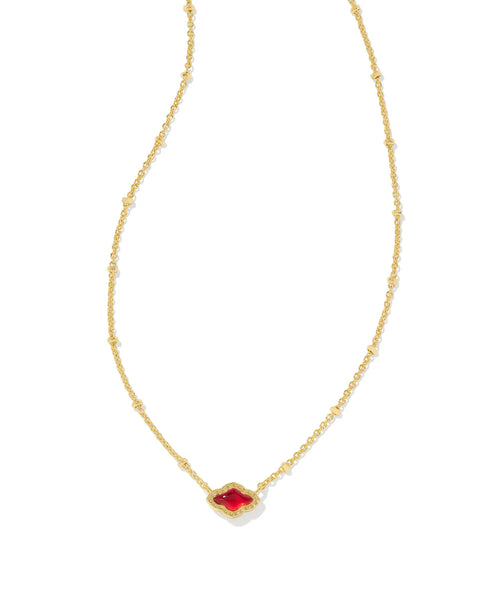 Mini Abbie Pendant Necklace in Gold