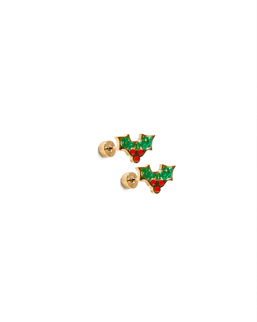 Screwback Holly Berry