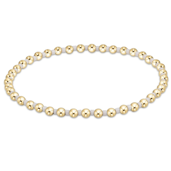 Hope Grateful Bracelet in White