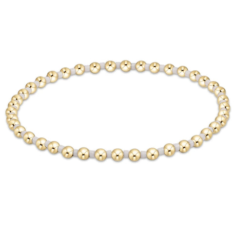 Hope Grateful Bracelet in White