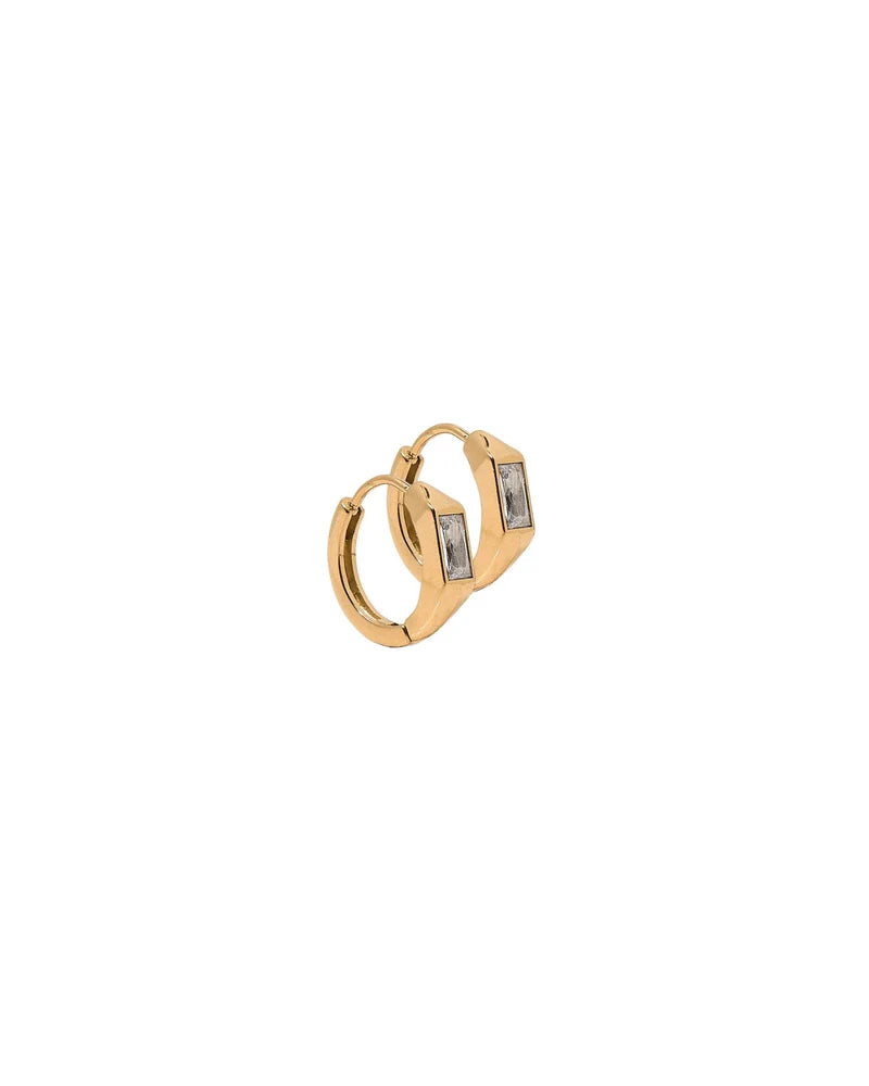 Lottie Gold Huggie Earrings