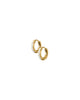Scarlett Hoop Gold 8mm Pearl Huggie Earrings