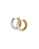Scarlett 12mm Two-Tone Hoop Earrings