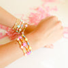 Miami Color Pop Gold Filled Bead Bracelet