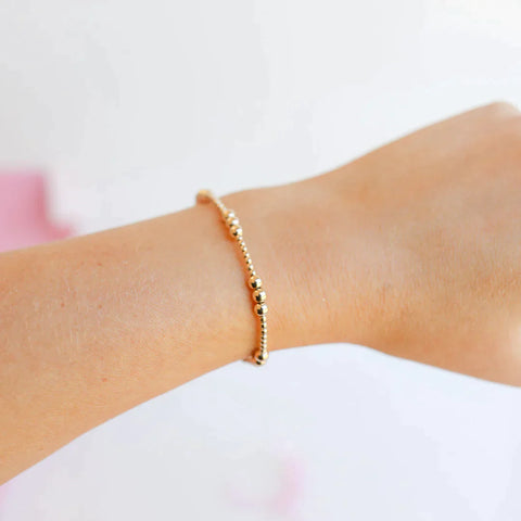 ILY Gold Filled Bead Bracelet | BB Kids