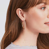 Juliet Pearl Hoop Earrings