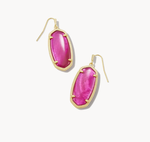 Elle Earring Gold in Azalea Illusion