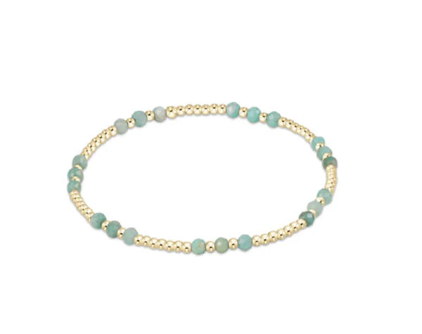 Joy Gem 3mm Bracelet - Amazonite