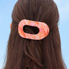 Just Keep Swimming Flat Round Hair Clip