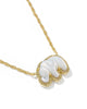 Elephant Gold Short Pendant Necklace