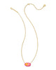 Elisa Enamel Framed Short Pendant Necklace