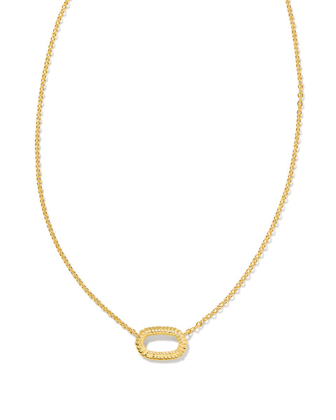 Elisa Ridge Open Frame Necklace