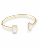 Elton Gold Bracelet in Ivory Mother of Pearl