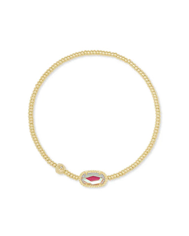 Grayson Stretch Bracelet in Gold Dichroic Glass