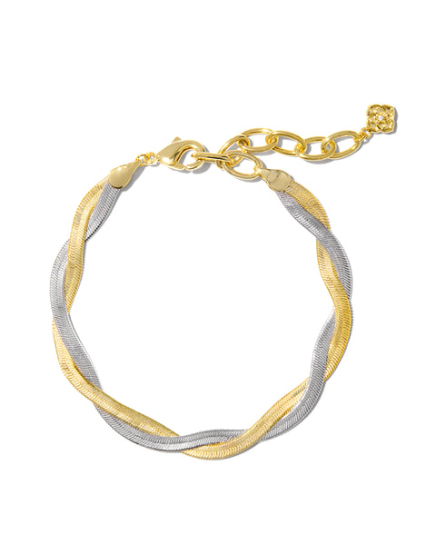 Hayden Chain Bracelet in Mixed Metal