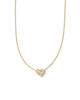 Holland Heart Pendant Necklace in Gold