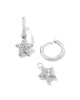 Jae Star Pave Huggie Earrings