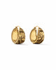 Raina Vintage Gold Hoop Earrings