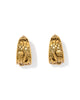 Raina Vintage Gold Hoop Earrings