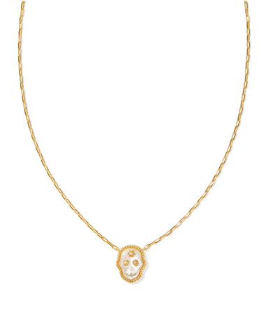 Skeleton Short Pendant Necklace