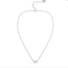 Petite Bow Drop Necklace