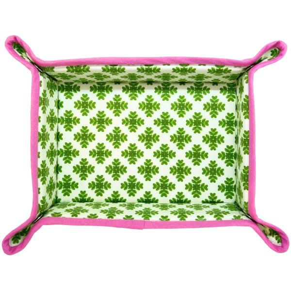 Brushstokes Green Snap Tray