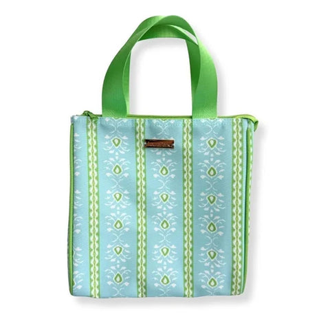 Rosemary Stripe Blue Lunch Bag