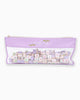 Lilac Sript Bamboo Mahjong Bag