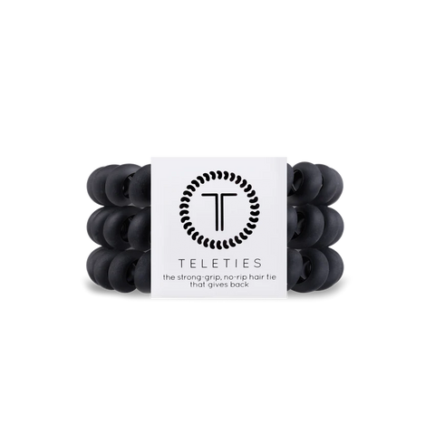 Matte Black Hair Ties