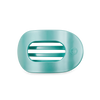 Totally Turquoise Flat Clip