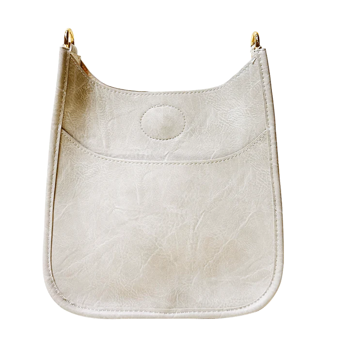 Mini Vegan Leather Messenger Bag