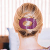Mulberry Flat Round Hair Clip
