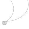 Diamond Cut Sunny Disc Necklace