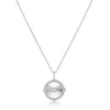 Diamond Cut Sunny Disc Necklace