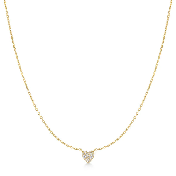 Pavé Heart Necklace