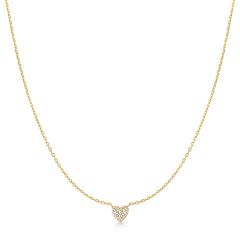Pavé Heart Necklace