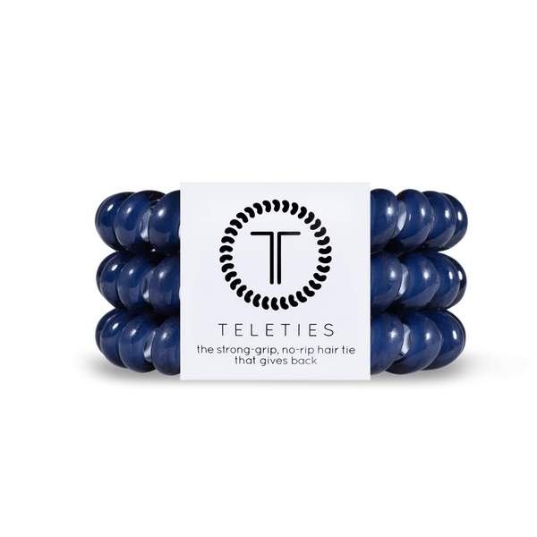 Nantucket Navy Hair Ties