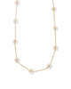 Gracie Flower Necklace - Clear